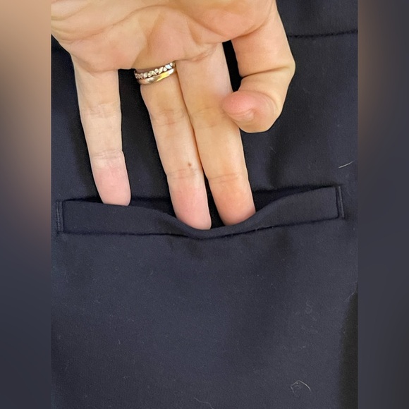 Quince NWT Navy Ultra-Stretch Ponte Trouser 30” Inseam - Picture 5 of 7